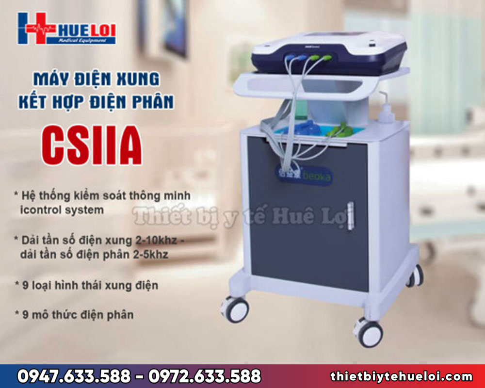 Máy điện xung trung tần có giác hút